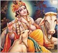 Lord Krishna with Cow